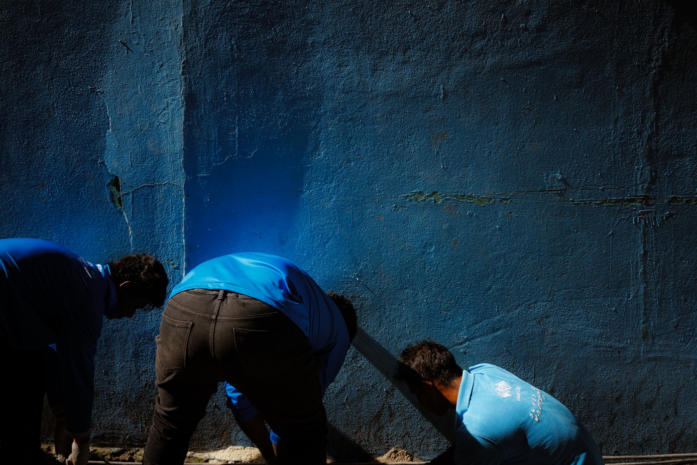 The CVA Painting team on site
