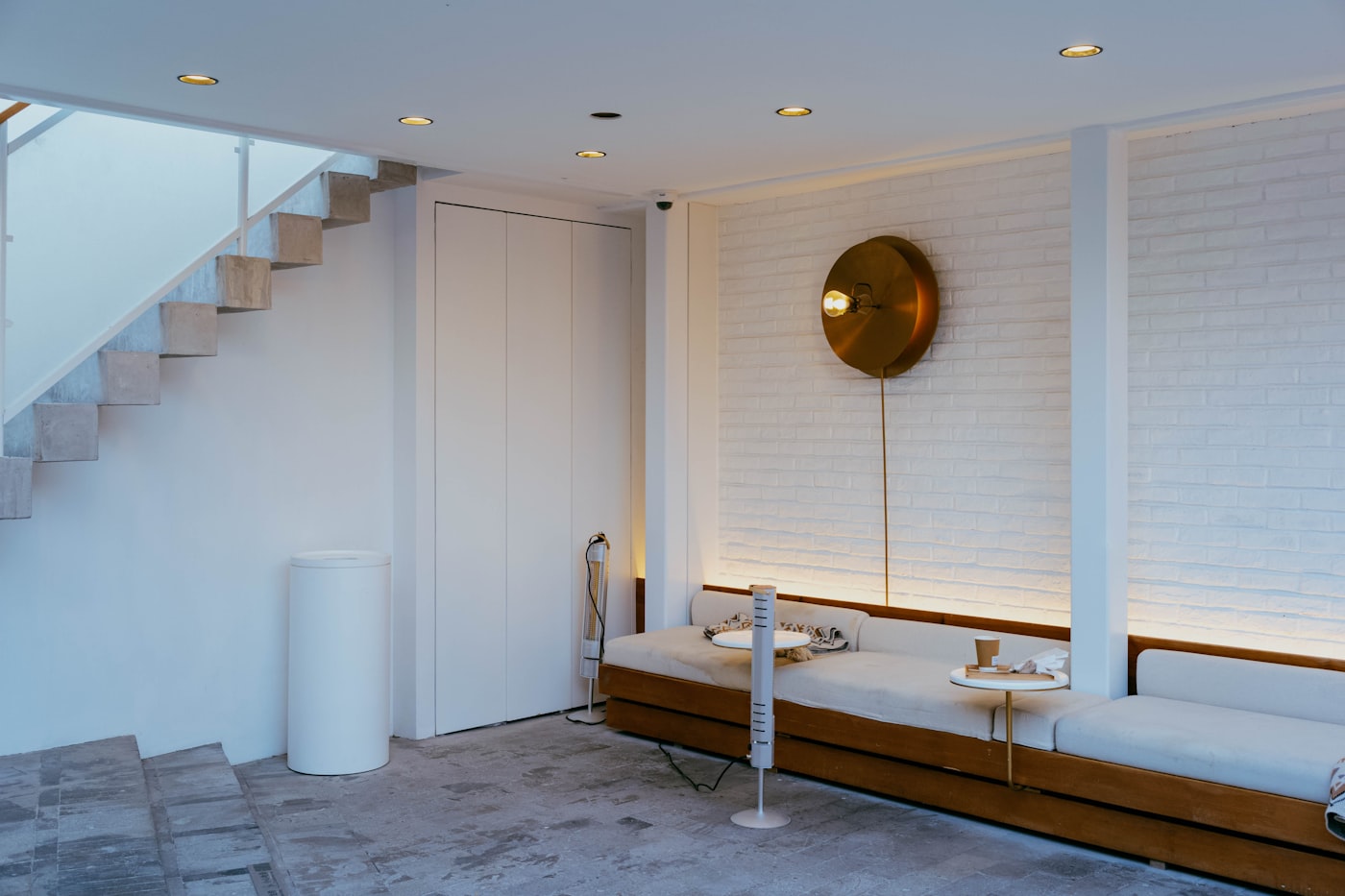 Freshly painted, modern interior